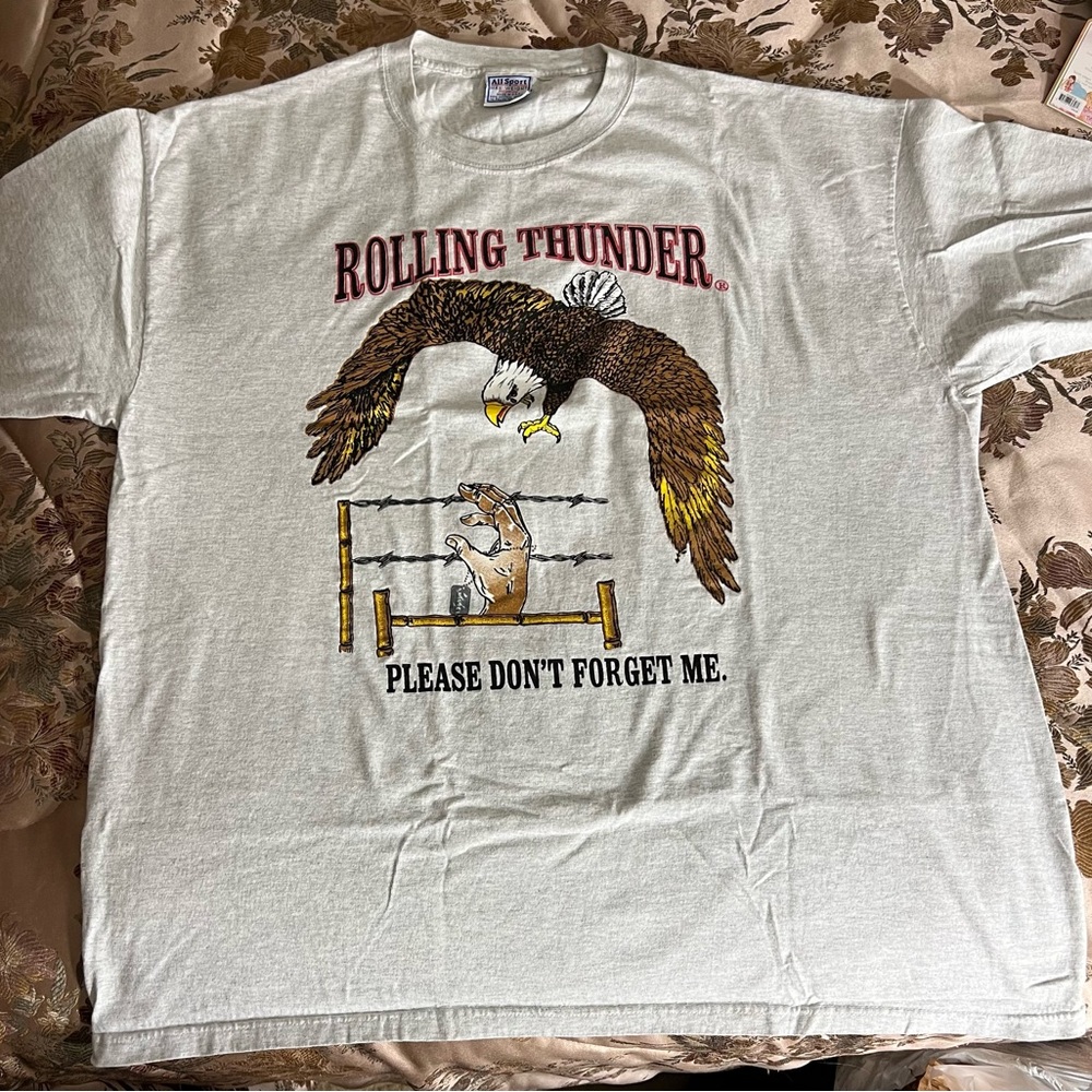 Rolling Thunder motorcycle ride shirt 3XL